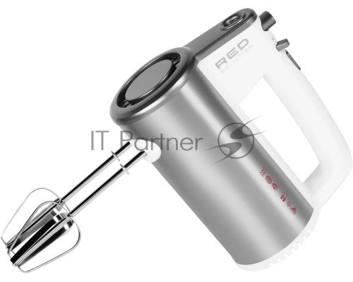 Миксер ручной Red Solution RHM-M2108 500Вт белый/серебристый