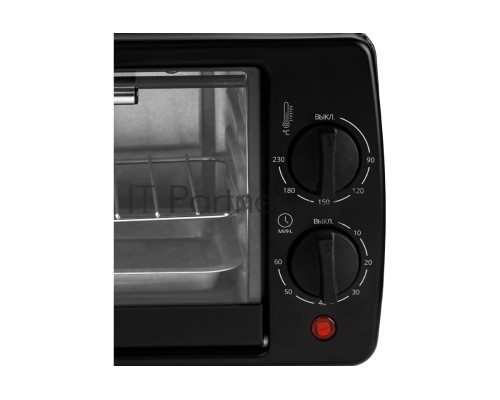 Мини-печь Galaxy Line GL 2625, черный, 8 л, 1000 Вт, таймер на 60 минут, индикатор работы, автоотключение