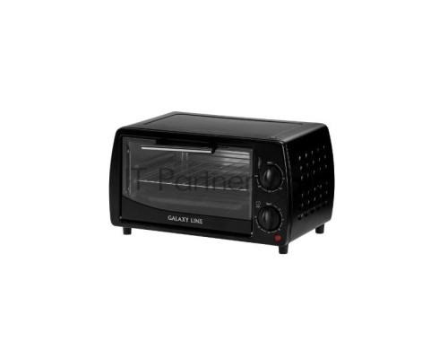 Мини-печь Galaxy Line GL 2626, черный, 10 л, 1000 Вт, таймер на 60 минут, индикатор работы, автоотключение
