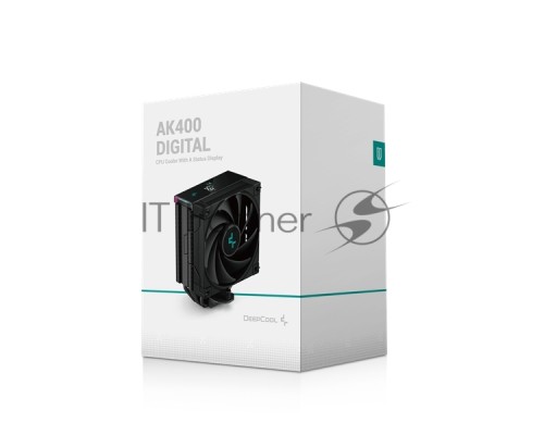 Кулер DeepCool AK400 Digital  260W, Intel LGA1700/1200/1151/1150/1155, AMD AM5/AM4