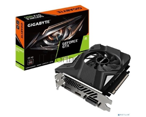 Видеокарта Gigabyte GV-N1656OC-4GD (V4.0) nVidia GeForce GTX 1650 4gb OC PCI-E (128bit/GDDR6/DVI/HDMI/DP/RTL)