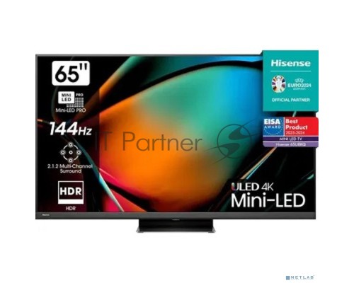 Телевизор Hisense 65'' 65U8KQ темно-серый/черный Mini-Led UHD Smart