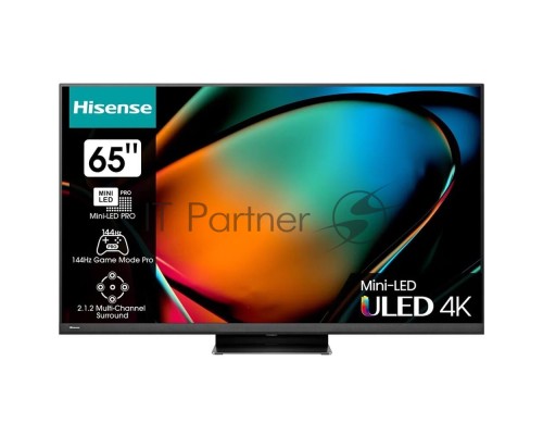 Телевизор Hisense 65'' 65U8KQ темно-серый/черный Mini-Led UHD Smart