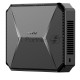 Компьютер Chuwi  HeroBox  Intel N-series N100(0.8Ghz)/8192Mb/256SSDGb/Int:Intel UHD Graphics 600/BT/WiFi/war 1y/0.59kg/Black/Win11Home + BT5.2/USB3.0*2, USB2.0*2/HDMI 2.0 *1 (4K 60Hz)/VGA*1/M.2*2, 2280, MAX 1TB, PCIE & SATA3/Type-C*1/Ear