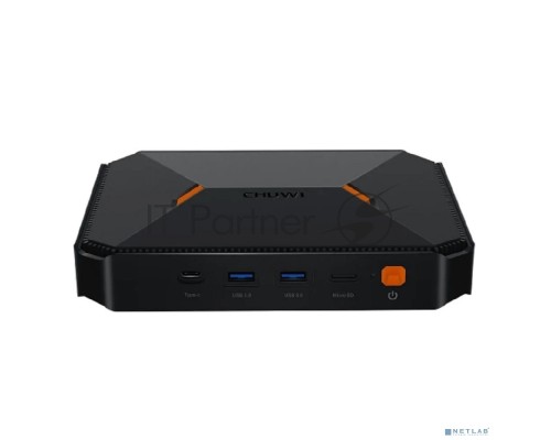 Компьютер Chuwi  HeroBox  Intel N-series N100(0.8Ghz)/8192Mb/256SSDGb/Int:Intel UHD Graphics 600/BT/WiFi/war 1y/0.59kg/Black/Win11Home + BT5.2/USB3.0*2, USB2.0*2/HDMI 2.0 *1 (4K 60Hz)/VGA*1/M.2*2, 2280, MAX 1TB, PCIE & SATA3/Type-C*1/Ear