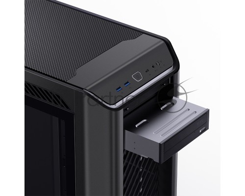 Корпус компьютерный E-ATX/ JONSBO D500 BK, E-ATX case, 2xU3.0+1xType-C, Combo Audio, 2.0mm aluminium +metal