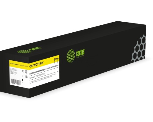 Картридж лазерный Cactus CS-WC7132Y 006R01271 желтый (8000стр.) для Xerox WC 7132/7232/7242