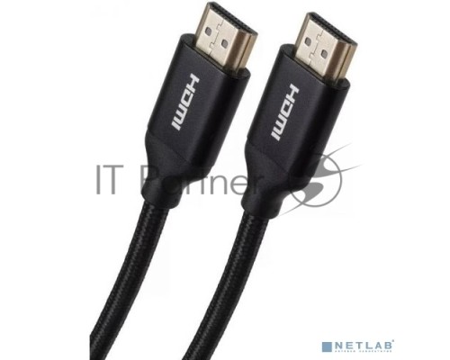 Кабель HDMI 19M/M ver 2.0, 3М,  iOpen (light) <ACG520BM-3.0>