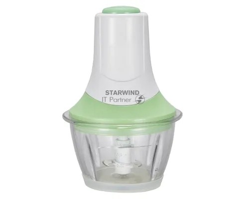 Измельчитель электрический Starwind SCG2011 1л. 300Вт белый/бирюзовый