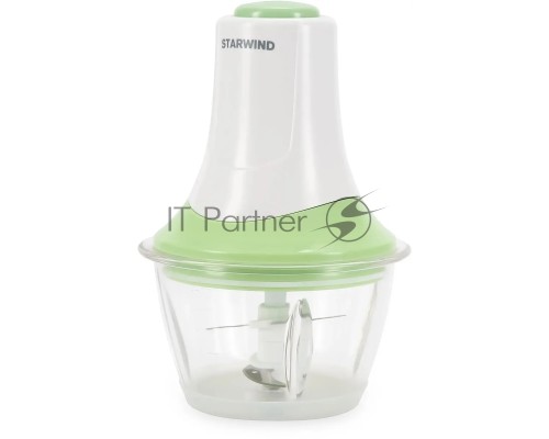 Измельчитель электрический Starwind SCG2011 1л. 300Вт белый/бирюзовый