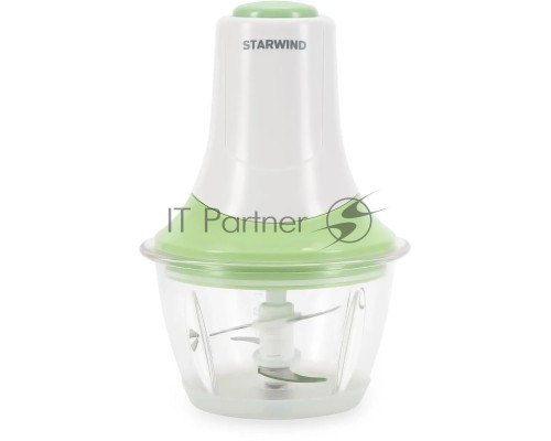 Измельчитель электрический Starwind SCG2011 1л. 300Вт белый/бирюзовый