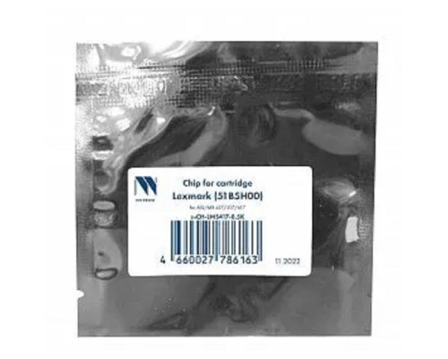 [Расходные материалы] NV Print (NV-CH-LMS417) Чип  для Lexmark (51B5H00) MS/MX 417/517/617 (8.5K) 