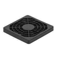 Решетка для вентилятора с фильтром 60х60 ExeGate EG-060PSFB (60x60 мм, пластиковая, квадратная, с пылевым фильтром, черная)