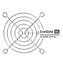 Решетка для вентилятора 70x70 ExeGate EG-070MR (70x70 мм, металлическая, круглая, никель)