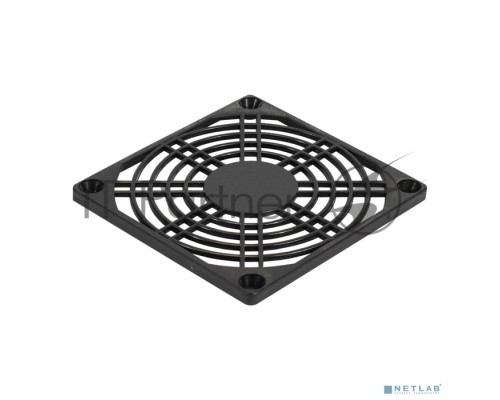 Решетка для вентилятора 80x80 ExeGate EG-080PSB (80x80 мм, пластиковая, квадратная, черная)