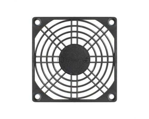 Решетка для вентилятора 80x80 ExeGate EG-080PSB (80x80 мм, пластиковая, квадратная, черная)