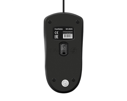 Мышь проводная ExeGate Professional Standard SH-8025 черный, 1000 dpi, USB, кнопки - 3