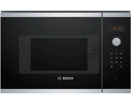 Микроволновая печь Bosch BFL523MS0 20л. 800Вт нержавеющая сталь/черный (встраиваемая)