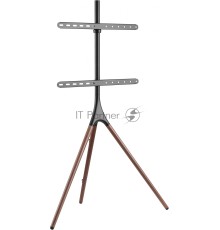 Подставка для телевизора Cactus CS-ST1246BKWN черный/орех 45