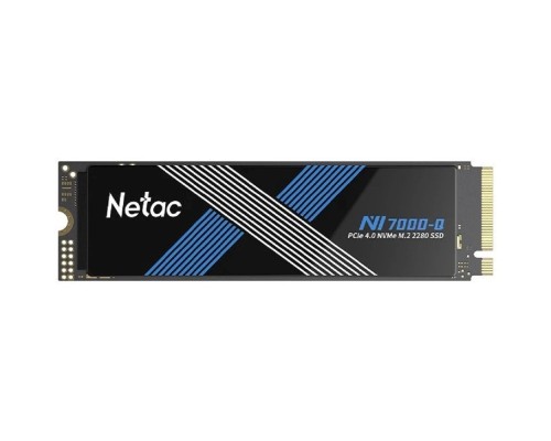 [носитель информации] Твердотельный накопитель SSD M.2 Netac 4.0Tb NV7000Q Series <NT01NV7000Q-4T0-E4X> Retail (PCI-E 4.0 x4, up to 7100/6200MBs, 3D NAND, 2560TBW, NVMe 1.4, 22х80mm, heatspreader)