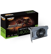 Видеокарта Inno3D RTX4060 COMPACT 8GB GDDR6 128-bit DPx3 HDMI 1FAN RTL