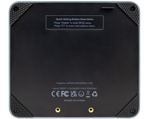 Неттоп Hiper ED20 gray (Core i5 1155G7/8Gb/256Gb SSD/noDVD/VGA int/noOS) (I5115R8N2NSG)