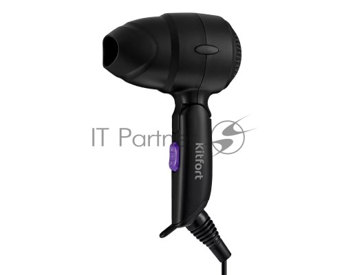 Фен Kitfort КТ-3237 1200Вт черный/фиолетовый