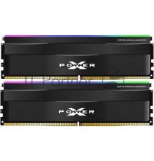 Оперативная память Silicon Power 32GB 5600МГц XPOWER Zenith RGB DDR5 CL40 DIMM (KIT of 2) 2Gx8 SR Black