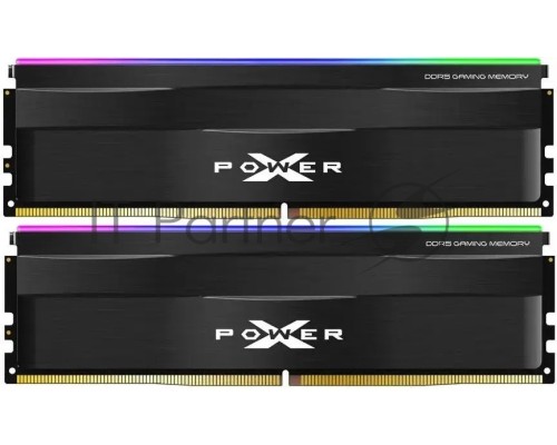Оперативная память Silicon Power 64GB 5600МГц XPOWER Zenith RGB DDR5 CL40 DIMM (KIT of 2) 2Gx8 DR Black Оперативная память Silicon Power 64GB 5600МГц XPOWER Zenith RGB DDR5 CL40 DIMM (KIT of 2) 2Gx8 DR Black