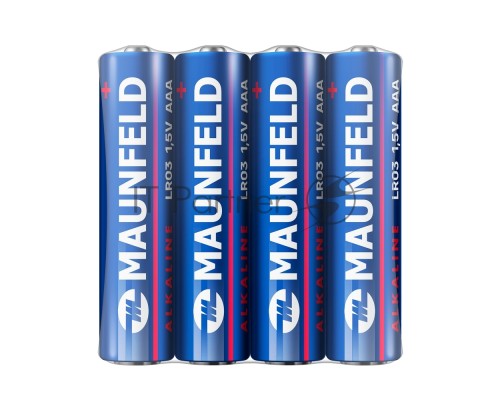Батарейки Maunfeld Alkaline ААА(LR03 MBLR03-SR40, спайка 4 шт.