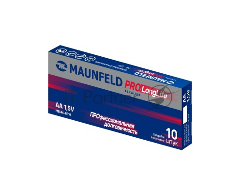Батарейки Maunfeld PRO Long Life Alkaline AA (LR6) MBLR6-PB10, упаковка 10 шт.