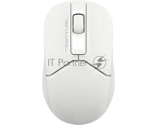 Мышь беспроводная A4Tech Fstyler FB12S белый, 1200 dpi, радиоканал, Bluetooth, USB, кнопки - 2