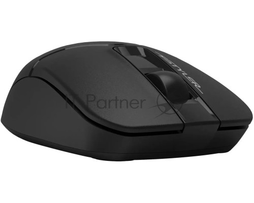 Мышь беспроводная A4Tech Fstyler FB12S черный/белый, 1200 dpi, радиоканал, Bluetooth, USB, кнопки - 3