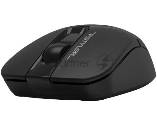 Мышь беспроводная A4Tech Fstyler FB12S черный/белый, 1200 dpi, радиоканал, Bluetooth, USB, кнопки - 3