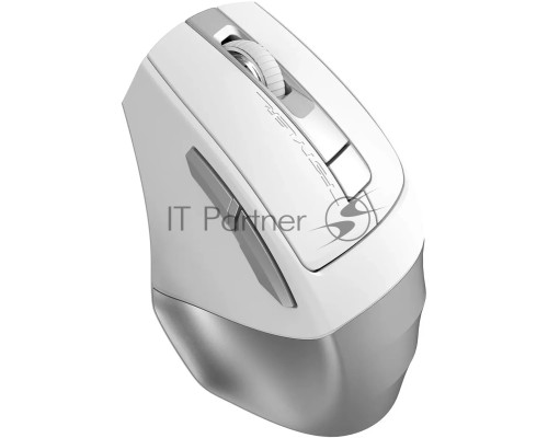 Мышь беспроводная A4Tech Fstyler FB35CS белый/серый, 2000 dpi, радиоканал, Bluetooth, USB, кнопки - 5