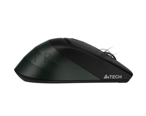 Мышь беспроводная A4Tech Fstyler FB35CS темно-зеленый/черный, 2000 dpi, радиоканал, Bluetooth, USB, кнопки - 5