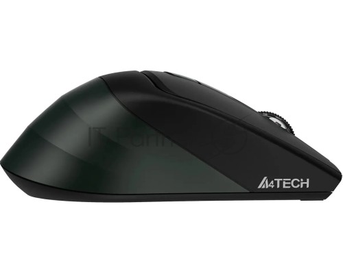 Мышь беспроводная A4Tech Fstyler FB35S темно-зеленый/черный, 2000 dpi, радиоканал, Bluetooth, USB, кнопки - 5