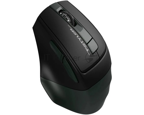 Мышь беспроводная A4Tech Fstyler FB35S темно-зеленый/черный, 2000 dpi, радиоканал, Bluetooth, USB, кнопки - 5