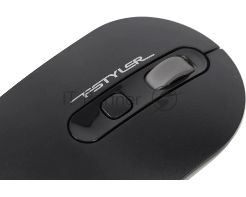 Мышь беспроводная A4Tech Fstyler FG20S серый, 2000 dpi, радиоканал, USB, кнопки - 3