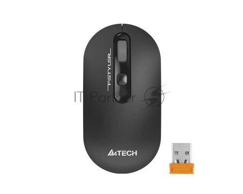 Мышь беспроводная A4Tech Fstyler FG20S серый, 2000 dpi, радиоканал, USB, кнопки - 3