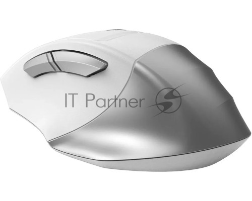 Мышь беспроводная A4Tech Fstyler FG35S серебристый/белый, 2000 dpi, радиоканал, USB, кнопки - 5