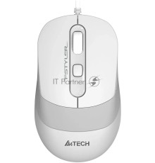 Мышь проводная A4Tech Fstyler FM10S белый/серый, 1600 dpi, USB, кнопки - 4