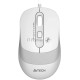 Мышь проводная A4Tech Fstyler FM10S белый/серый, 1600 dpi, USB, кнопки - 4