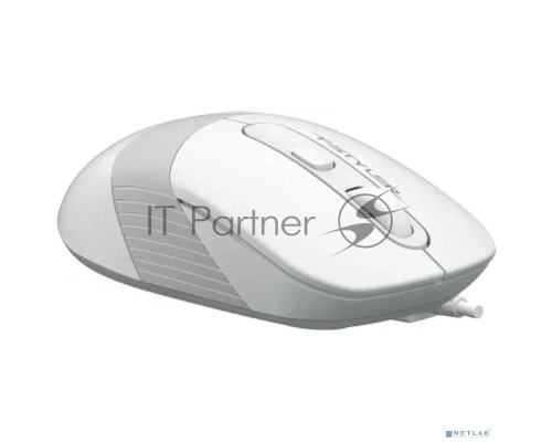 Мышь проводная A4Tech Fstyler FM10S белый/серый, 1600 dpi, USB, кнопки - 4