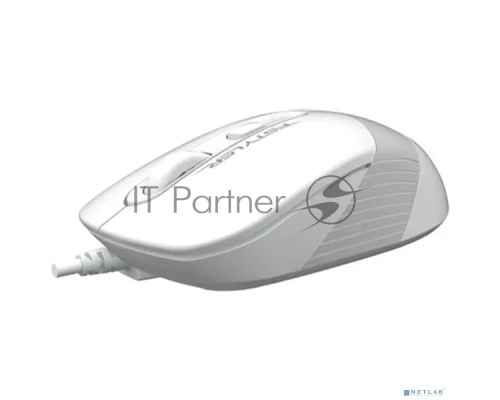 Мышь проводная A4Tech Fstyler FM10S белый/серый, 1600 dpi, USB, кнопки - 4