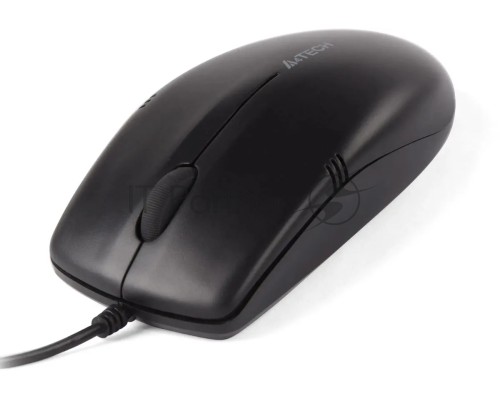 Мышь проводная A4Tech OP-530NUS черный, 1200 dpi, USB, кнопки - 3