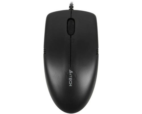 Мышь проводная A4Tech OP-530NUS черный, 1200 dpi, USB, кнопки - 3