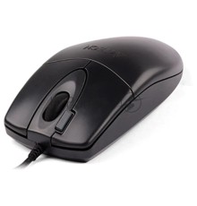 Мышь проводная A4Tech OP-620DS черный, 1000 dpi, USB, кнопки - 4