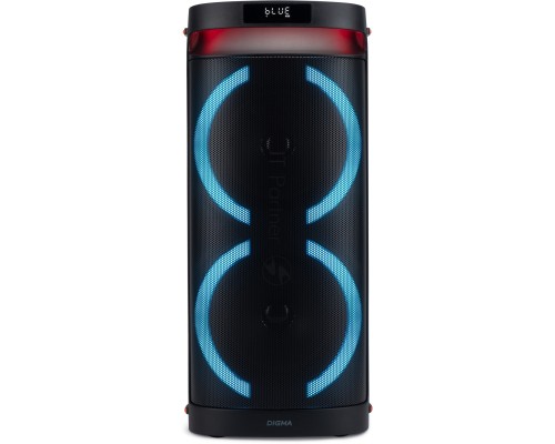Минисистема Digma D-MC1750 черный 60Вт FM USB BT micro SD
