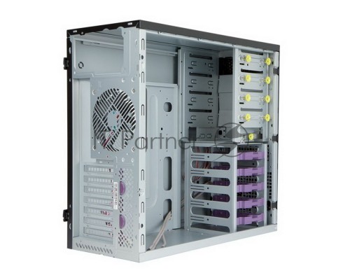 Компьютерный корпус InWin PE689BL B65E 650W 80plus Bronze USB3.0*2+A(HD)+front fan 120mm*1+rear fan 120mm*1+ 2*2SATA+1*1SATA / SK34-02 HDD storage kit (12G BP)*1/holes for SL20” RACKMOUNT INWIN